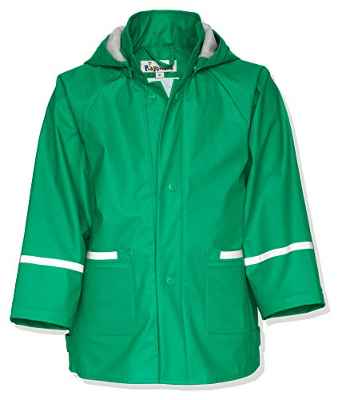 Playshoes Regenjacke Basic Chubasquero, Verde (Green 29), 7-8 Años Unisex Niños