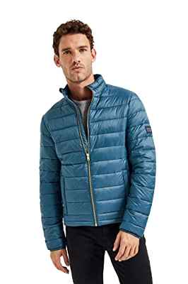 POLO CLUB Chaqueta azul petróleo Hayden reciclada y ultraligera con etiqueta textil hombre