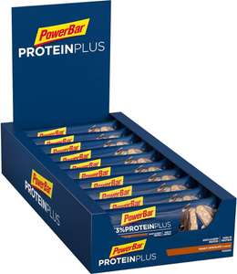 Powerbar Protein Plus 33% Cacahuate-Chocolate 10x90g - Barra de Proteína Alta + Suero y Proteína de Caseína