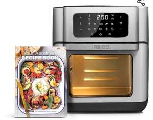 Princess 182065 Freidora sin aceite y Horno de 10 L, hasta un 66.7% menos de consumo de energía, libro con 30 recetas