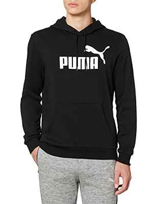 PUMA ESS Big Logo Hoodie TR Sudadera, Hombre, Black, L