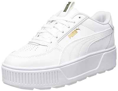 PUMA Karmen Rebelle, Zapatillas de tenis, Mujer, Puma White-Puma White, 42 EU