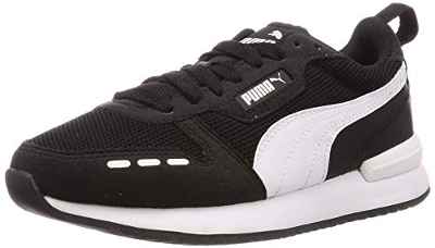 PUMA R78, Zapatillas Unisex Adulto, Negro Black White, 40 EU