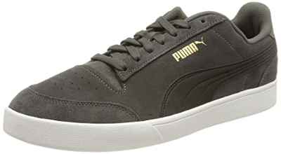 PUMA Shuffle SD, Zapatillas deportivas, para Unisex adulto, Negro (Dark Shadow-Puma Black-Puma Team Gold), 39 EU