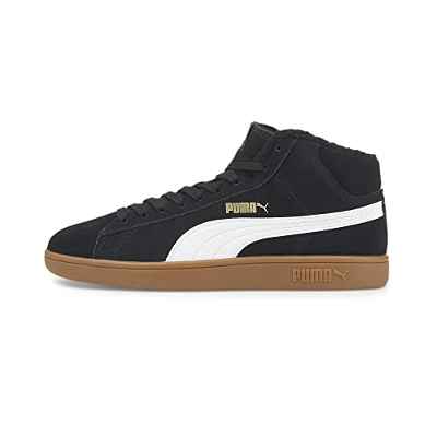 PUMA Smash V2 Mid WTR SD, Zapatillas Unisex Adulto, Color Negro, 43 EU