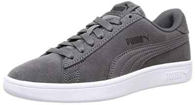 PUMA Smash v2, Zapatillas Unisex Adulto, Gris (Castlerock Black-White), 40 EU