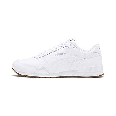 PUMA ST Runner v2 Full L, Zapatillas Bajas, para Unisex adulto, Blanco (Puma White-Gray Violet), 44.5 EU
