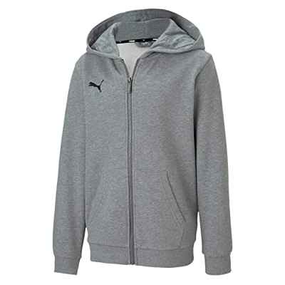 PUMA teamGOAL 23 Casuals Hooded Jacket Jr Sudadera, Unisex niños, Medium Gray Heather, 164