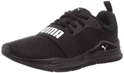 PUMA Wired Run Jr, Zapatillas, Negro, Blanco, 36 EU