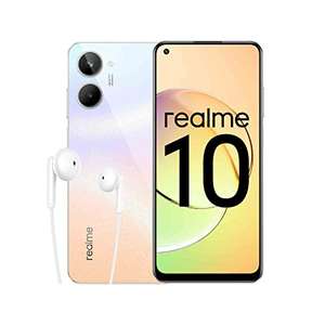 realme 10-8+128GB smartphone, Pantalla Super AMOLED de 90 Hz, Cámara de 50 MP con Color IA, Procesador Helio G99, Gran batería de 5000 mAh