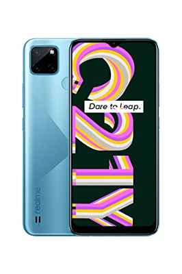 realme C21Y Smartphone Libre, Batería de 5000 mAh, Pantalla completa de 6,5" con mini-drop, Cámara triple con IA de 13 MP, Procesador UNISOC T610, Dual Sim, 3+32GB, Cross Blue