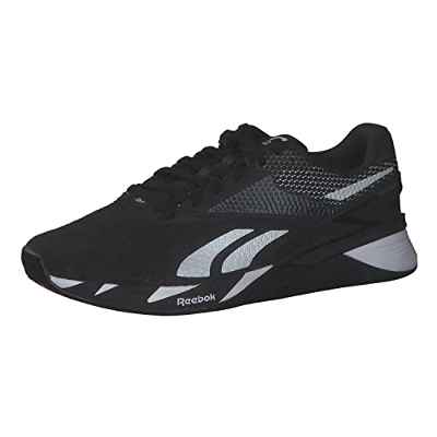 Reebok Nano X3, Zapatillas Deportivas Unisex Adulto, NEGBÁS/FTWBLA/SMAORA, 42 EU
