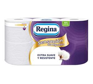 Regina Papel Higiénico Sensación de Algodón | 6 Rollos | 173 Hojas de 3 Capas