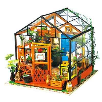 Rolife 3D DIY Modelo de casa de muñecas con Luces Miniatura de Madera Kits de Muebles Top Regalos para niñas-niños 14 15 16 17 18 años de Edad hasta Juguetes(Cathy's Flower House)