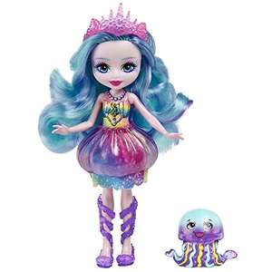 Royal Enchantimals Ocean Kingdom Muñeca Jelanie Jellyfish con mascota medusa de juguete