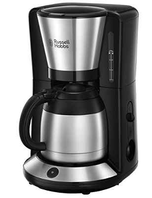 Russell Hobbs 24020-56/RH Adventure - Cafetera de acero inoxidable cepillado, 8 tazas grandes o 12 pequeñas