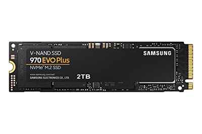 Samsung 970 EVO Plus Unidad de estado sólido interna (SSD) PCIe NVMe M.2 (2280) de 2 TB (MZ-V7S2T0), Color Negro/Naranja