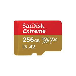 SanDisk Tarjeta microSDXC Extreme de 256 GB