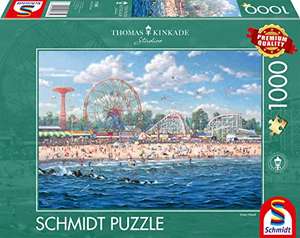 Schmidt Spiele 57365 Thomas Kinkade, Coney Island-Puzzle (1000 Piezas)