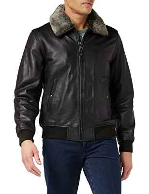 Schott Hombre Lc930d Chaqueta Not Applicable, Marrón (Brown), (Talla del Fabricante: Large)