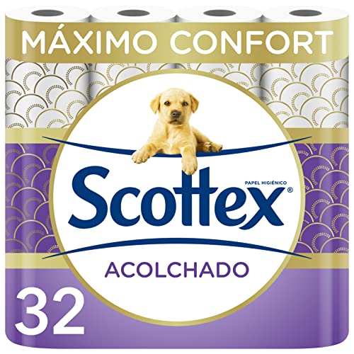 Scottex Acolchado Papel Higiénico 32 rollos