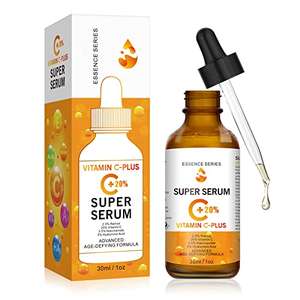 Serum Facial 20% Vitamina C con Acido Hialuronico, Hidratante, Antiarrugas y Antimanchas 6,19 COMPRA RECURRENTE