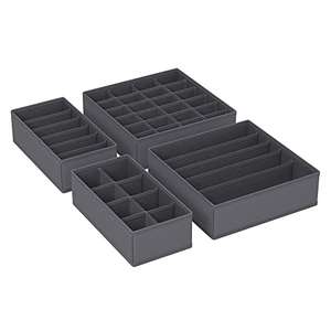 Set organizador para Cajones 4 piezas (color gris)