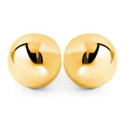 SINGULARU - Pendientes Mini Dots 3mm Oro - Pendientes en Plata de Ley 925 con Acabado Baño de Oro de 18 Kt. - Pendientes Cierre Tuerca a Presión - Joyas para Mujer