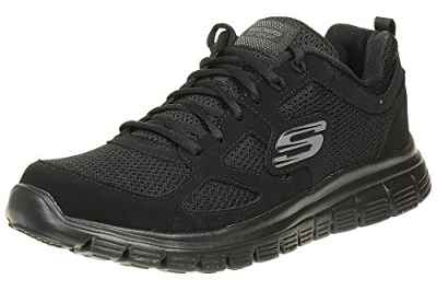 Skechers Burns 52635-bbk, Sneaker Hombre, Negro Black 52635 BBK, 40 EU