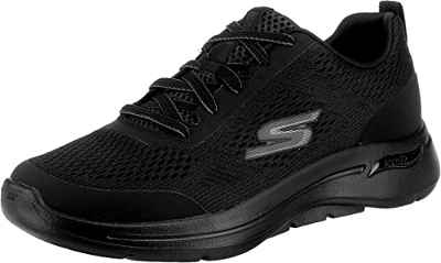 Skechers Go Walk Arch Fit Idyllic, Zapatillas Hombre, Black, 43.5 EU