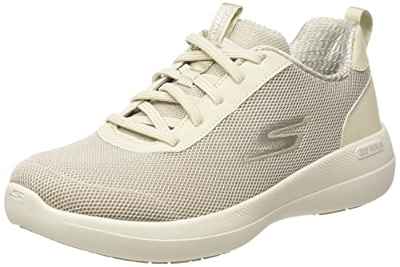 Skechers Go Walk Stability Magnificent Glow, Zapatillas Mujer, Beige, 37 EU