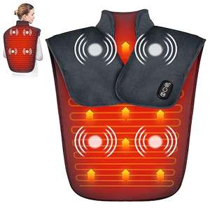 Snailax Almohadilla eléctrica para la espalda 92x51 cm