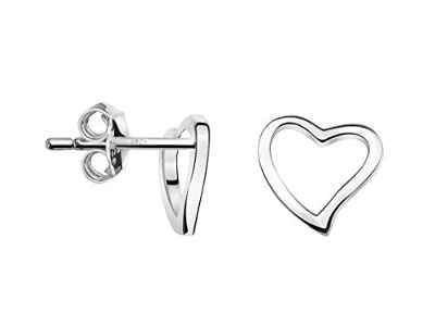 SOFIA MILANI - Pendientes para Mujeres en Plata de Ley 925 - Pendientes de Corazón - 20484