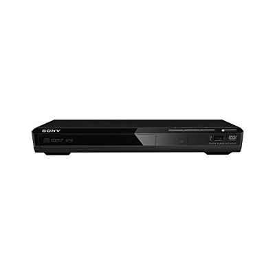 Sony DVPSR370B - Reproductor de DVDs con USB, CD-R/RW, DVD+RW/+R/+R DL, DVD-RW/-R/-R DL (incluidos DVD de 8 cm), JPEG, mp3, MPEG-4, WMA, AAC y PCM lineal, Diseño Compacto 270 mm, Negro