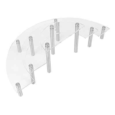 Soporte de acrílico para Pastel de 3 Niveles, Soporte para Estante de exhibición de Cupcakes de Postre, Soportes para Elevador de panadería para postres de cumpleaños de Boda