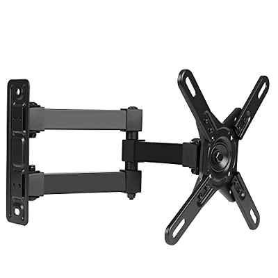 Soporte de pared para TV de 17-39 pulgadas LED/LCD/Curvado/Plasma TV, Soportes de TV Articulado, Inclinable y Giratorio con VESA MÁX 200×200 mm y Carga MÁX 20KG