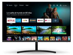 SPC Smart Monitor 24 – Android TV 24” Full HD, Altavoces Integrados, diseño Ultrafino