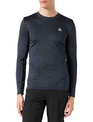 Springfield Camiseta Manga Larga Quick Dry, Azules, M para Hombre