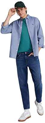 Springfield Jeans, Jeans Hombre, Azul Medio (Medium Blue), 34