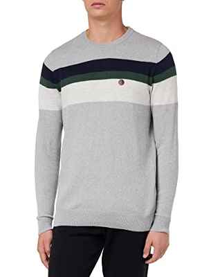 Springfield Jersey Suéter, Gris (Medium Grey), M para Hombre