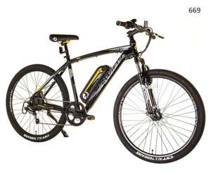 Swifty Mountain Ebike Bicicleta eléctrica todo terreno con cambio Shimano de 7 velocidades y frenos de disco