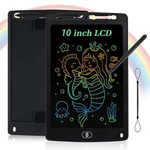 Tableta gráfica LCD Coolzon de 10 pulgadas con pantalla de color, pizarra portátil Infantil Niños