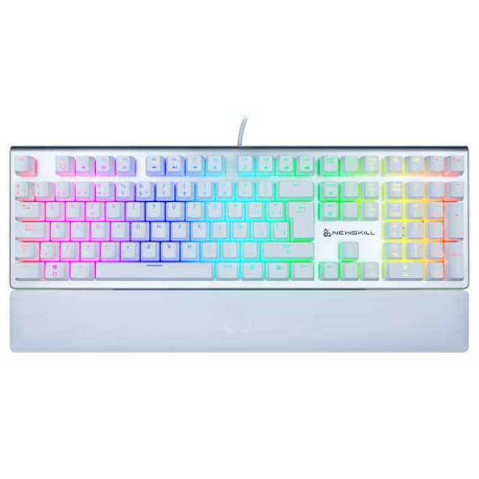 Teclado mecánico RGB Newskill Serike Ivory