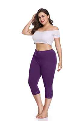 Teemie Leggings Mujer De Yoga Mallas Elásticos Cintura Alta Fitness 3/4 Capri Leggins Deportivas Deportivos Deporte Suaves Push Up Barriga Control Scrunch Butt Compresión Entrenamiento Running