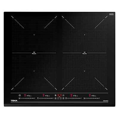 Teka | Placa de inducción Flex de 60cm con funciones directas | 5 x 60 x 51 | Negro