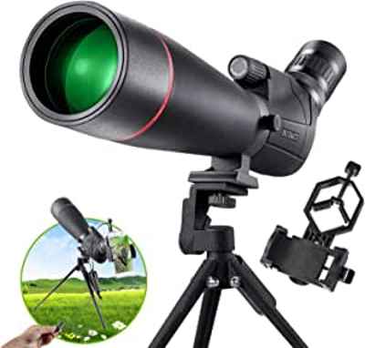  Telescopio con trípode y adaptador para teléfono