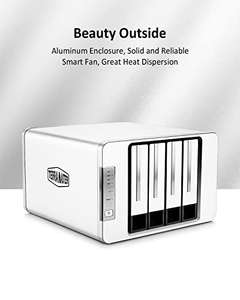 TERRAMASTER F4-423 NAS de 4 bahías para SMB con CPU de Cuatro núcleos N5105/5095