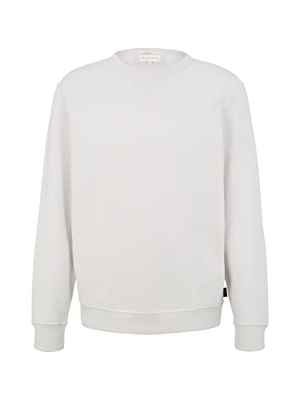 TOM TAILOR Hombre Sudadera básica 1032916, 29767 - Rough Grey, M