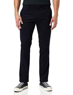 Tommy Hilfiger Core Straight Chino Gmd Flex Pantalones, Sky Captain, 36W / 34L para Hombre