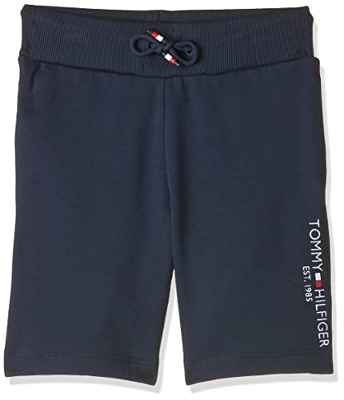 Tommy Hilfiger Essential Sweatshorts Pantalones Cortos, Twilight Navy, 5 Years para Niños